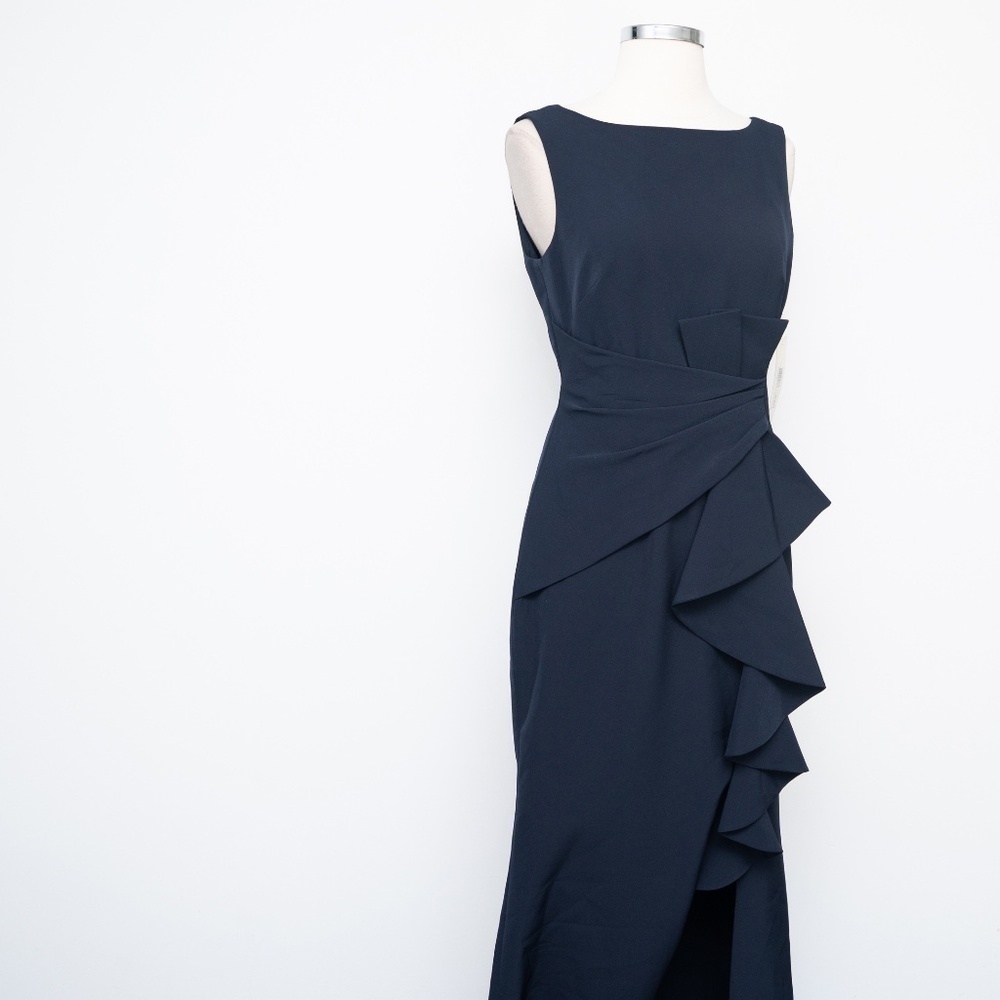 Eliza J. Ruffle Front Gown. - Picture 8 of 15